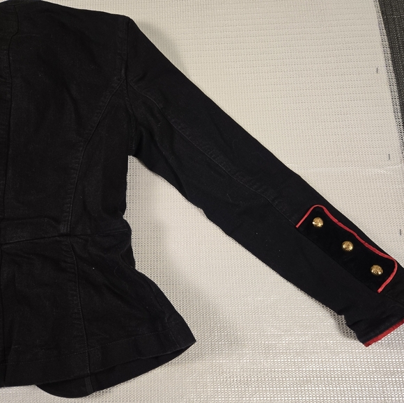 RALPH LAUREN BLACK MILITARY JACKET W/EPAULETS COAT Size 4 NICE!!!!!!!!!!!! - Picture 10 of 14